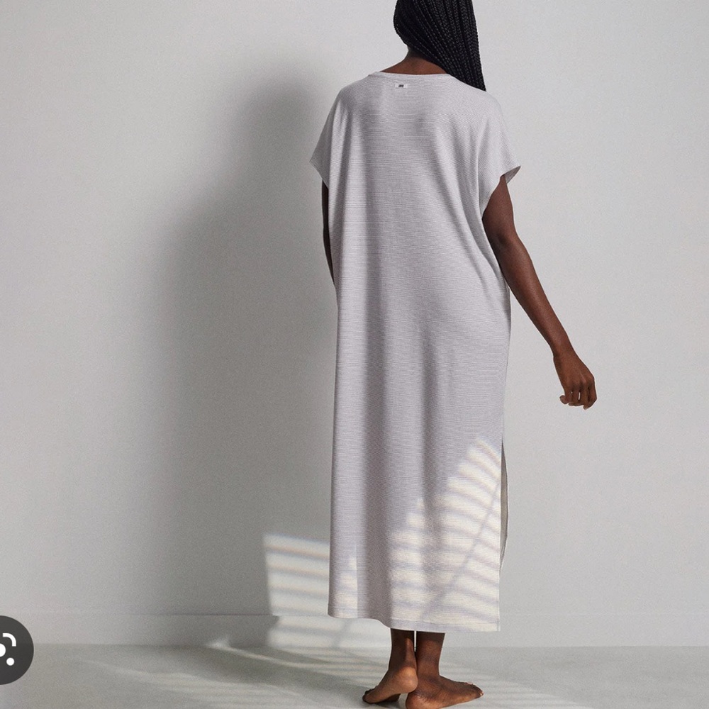 lunya Cooldown Pima Cotton Midi Dress / nightgown - Picture 7 of 7
